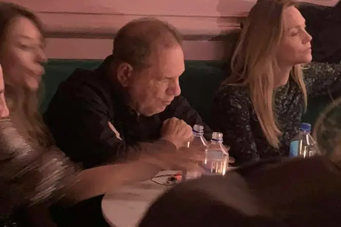 Harvey Weinstein at the Actors Hour event on Wednesday